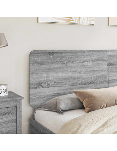 Testiera con testiera Grigio Sonoma 200 cm Legno multistrato