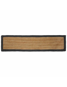 Tappeti per area Naturale e Grigio Scuro 60 x 300 cm Juta