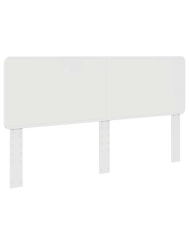 Testiera con testiera Bianco 180 cm Legno multistrato