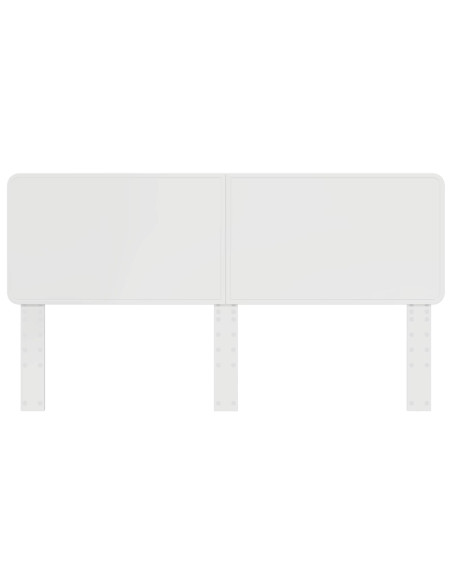 Testiera con testiera Bianco 180 cm Legno multistrato