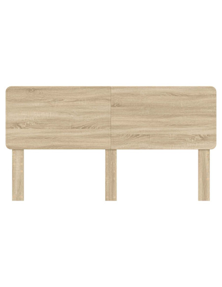 Testiera con testiera Rovere Sonoma 180 cm Legno multistrato