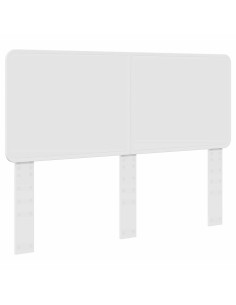 Testiera con testiera Bianco 160 cm Legno multistrato 2