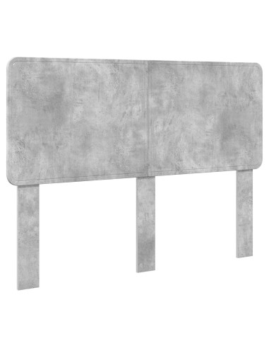 Testiera con testiera Grigio cemento 160 cm Legno multistrato