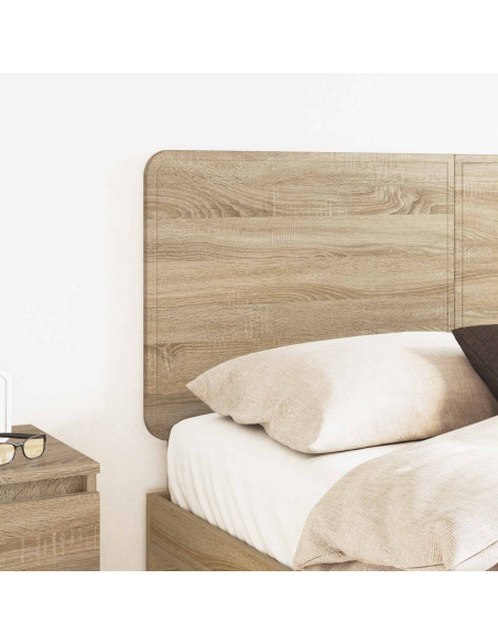 Testiera con testiera Rovere Sonoma 150 cm Legno multistrato