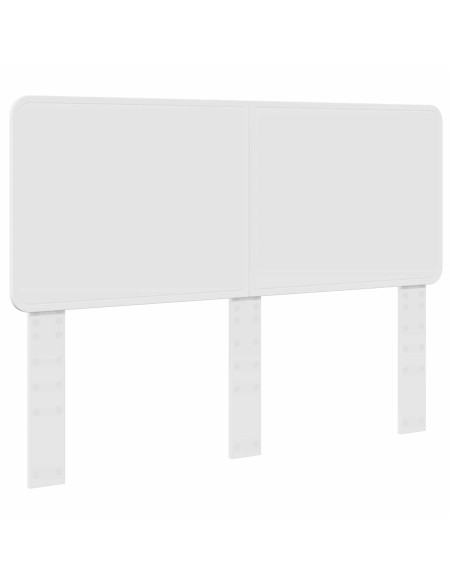 Testiera con testiera Bianco 140 cm Legno multistrato