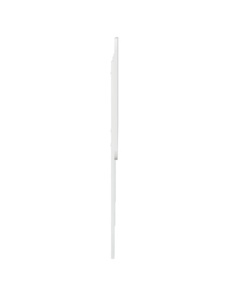 Testiera con testiera Bianco 140 cm Legno multistrato