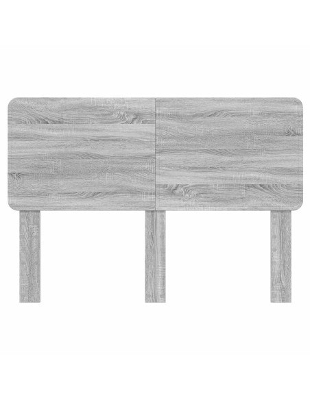 Testiera con testiera Grigio Sonoma 140 cm Legno multistrato
