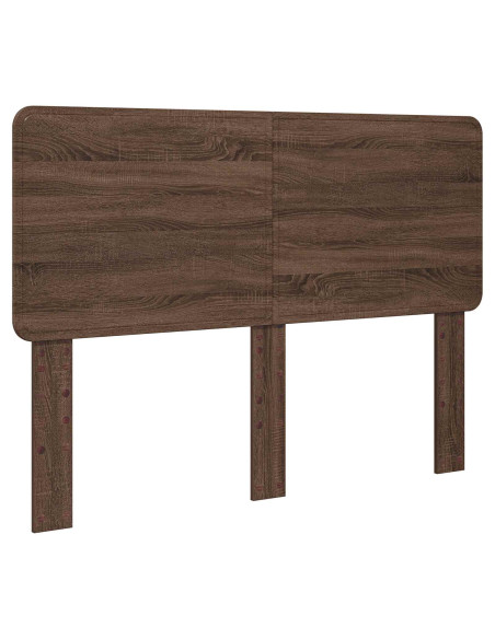 Testiera con testiera Rovere Marrone 140 cm Legno multistrato