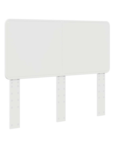Testiera con testiera Bianco Lucido 135 cm Legno multistrato