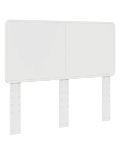 Testiera con testiera Bianco 120 cm Legno multistrato 2