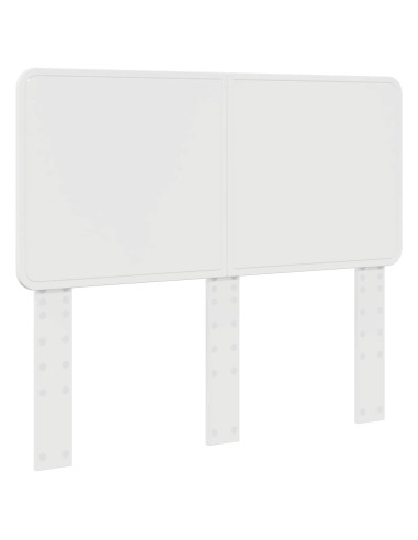 Testiera con testiera Bianco 120 cm Legno multistrato