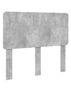 Testiera con testiera Grigio cemento 120 cm Legno multistrato 2