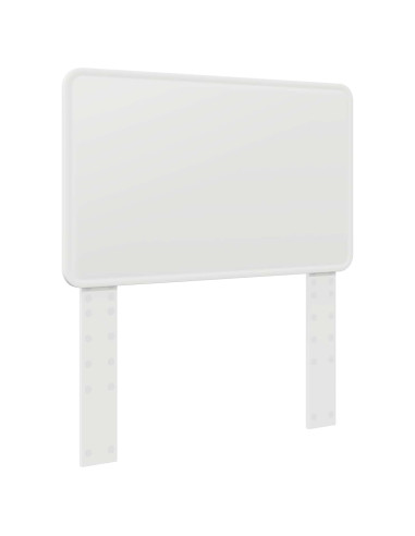 Testiera con testiera Bianco 100 cm Legno multistrato