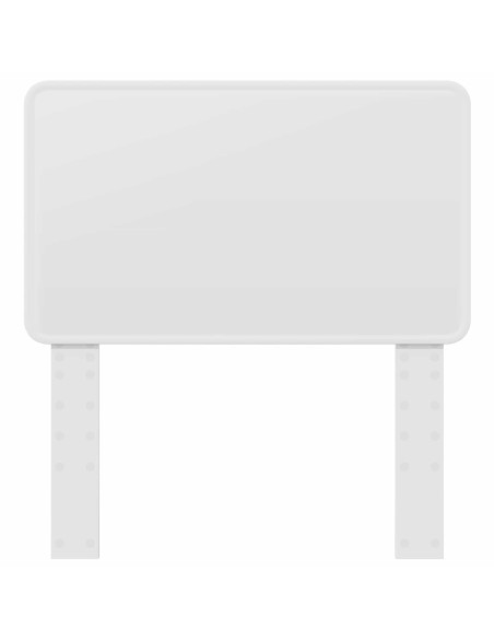 Testiera con testiera Bianco 100 cm Legno multistrato