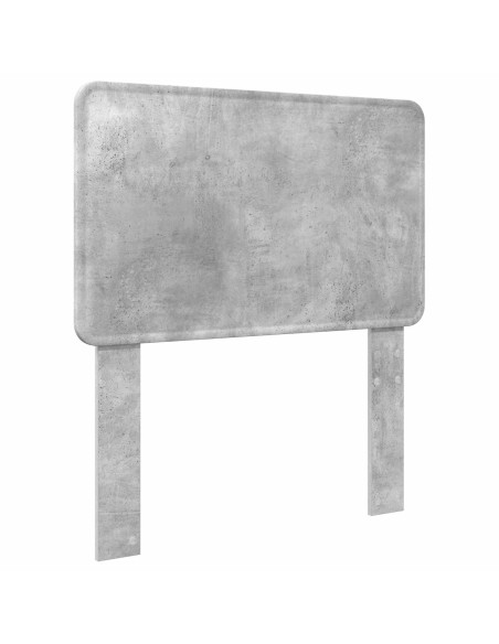 Testiera con testiera Grigio cemento 100 cm Legno multistrato
