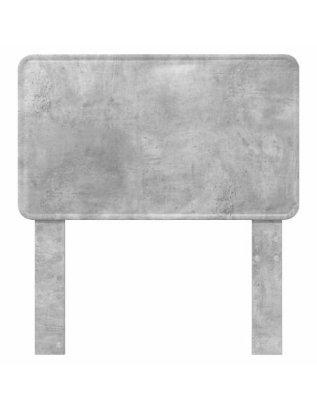 Testiera con testiera Grigio cemento 100 cm Legno multistrato