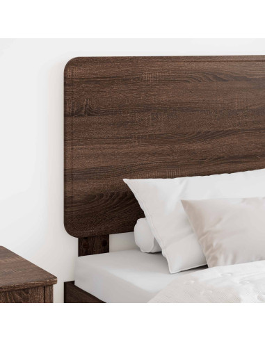 Testiera con testiera Rovere Marrone 100 cm Legno multistrato