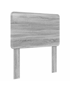 Testiera con testiera Grigio Sonoma 90 cm Legno multistrato 2