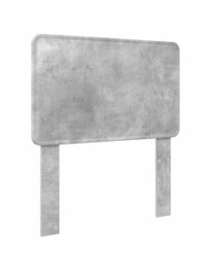 Testiera con testiera Grigio cemento 80 cm Legno multistrato 2