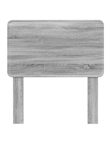 Testiera con testiera Grigio Sonoma 80 cm Legno multistrato