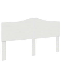Testiera con testiera Bianco 200 cm Legno multistrato 2