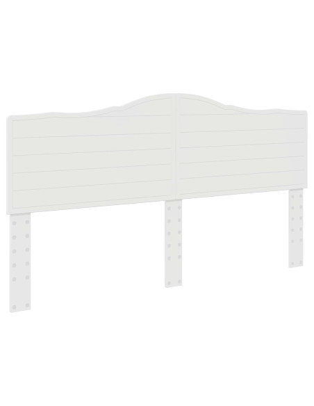 Testiera con testiera Bianco Lucido 200 cm Legno multistrato