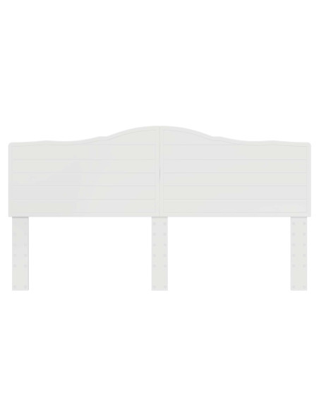 Testiera con testiera Bianco Lucido 200 cm Legno multistrato