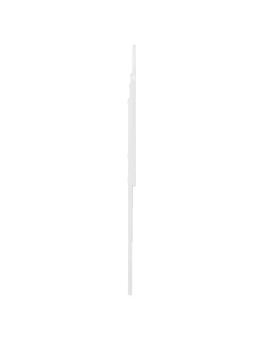 Testiera con testiera Bianco Lucido 200 cm Legno multistrato