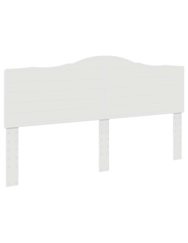 Testiera con testiera Bianco 180 cm Legno multistrato