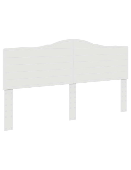 Testiera con testiera Bianco 180 cm Legno multistrato