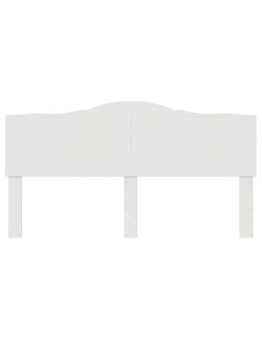 Testiera con testiera Bianco 180 cm Legno multistrato