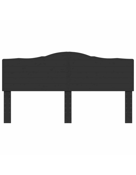 Testiera con testiera Rovere Nero 180 cm Legno multistrato