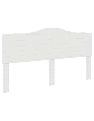 Testiera con testiera Bianco Lucido 180 cm Legno multistrato