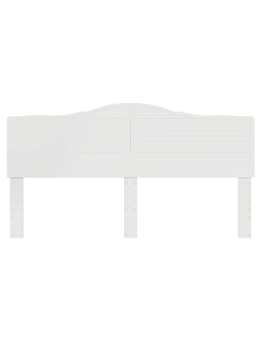 Testiera con testiera Bianco Lucido 180 cm Legno multistrato
