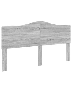 Testiera con testiera Grigio Sonoma 180 cm Legno multistrato 2