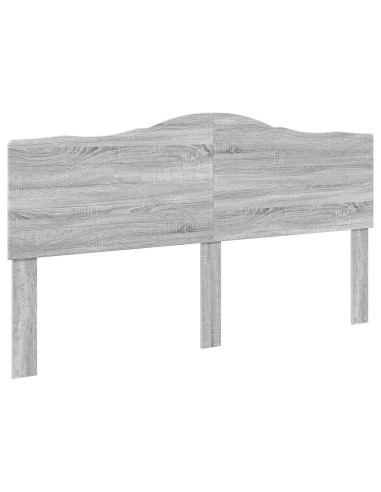 Testiera con testiera Grigio Sonoma 180 cm Legno multistrato