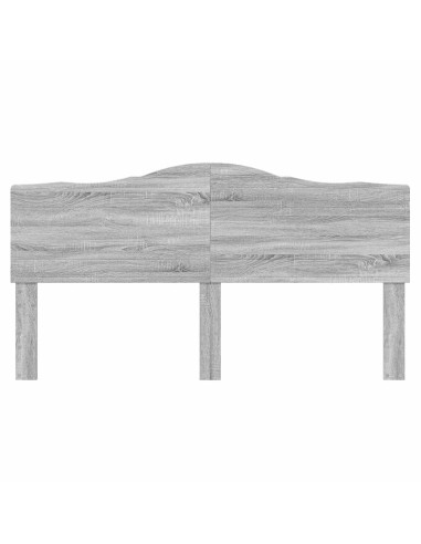 Testiera con testiera Grigio Sonoma 180 cm Legno multistrato