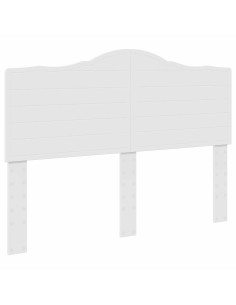 Testiera con testiera Bianco 160 cm Legno multistrato 2