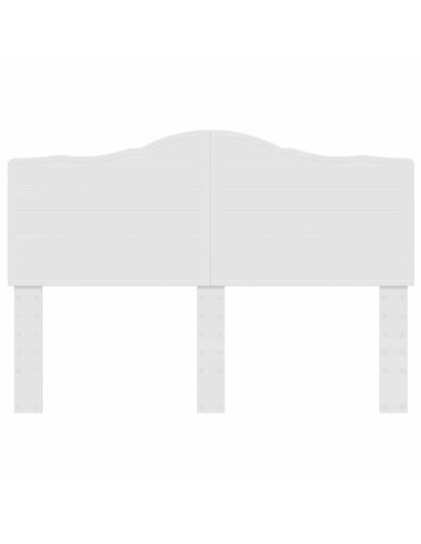 Testiera con testiera Bianco 160 cm Legno multistrato