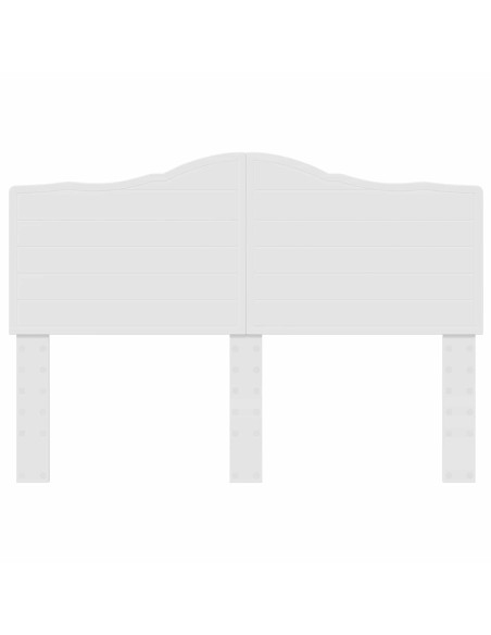Testiera con testiera Bianco 160 cm Legno multistrato