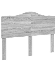Testiera con testiera Grigio Sonoma 160 cm Legno multistrato 2