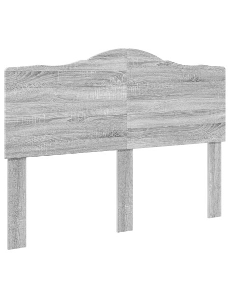 Testiera con testiera Grigio Sonoma 160 cm Legno multistrato