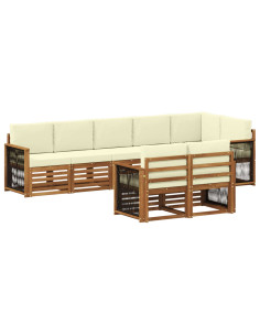 Set divani Legno di Acacia Massello
