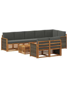 Set divani Legno di Acacia Massello