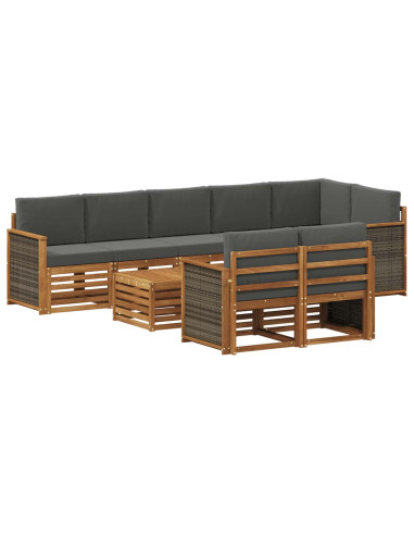 Set divani Legno di Acacia Massello