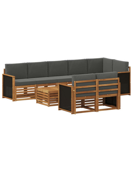 Set divani Legno di Acacia Massello