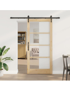 Porta scorrevole Naturale 93 x 202 cm