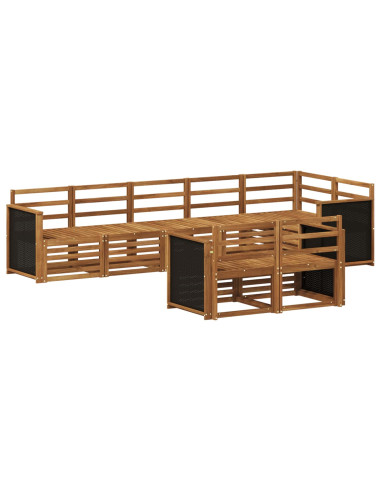 Set divani Legno di Acacia Massello