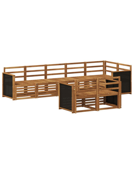 Set divani Legno di Acacia Massello
