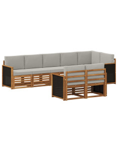 Set divani Legno di Acacia Massello